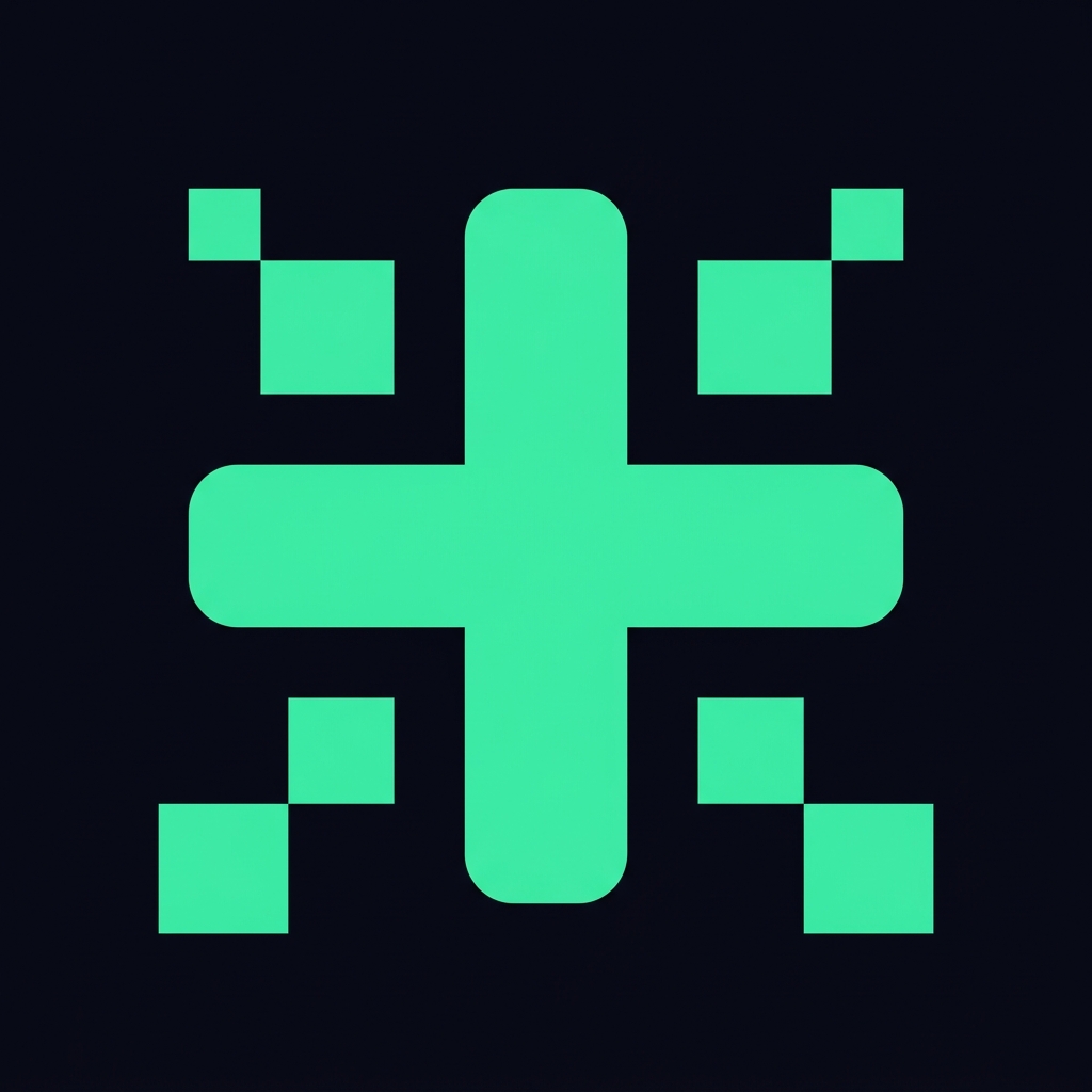 Plus Grid logo concept